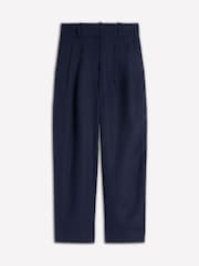 Boden Blue Bloomsbury Linen Trousers - Image 6 of 6
