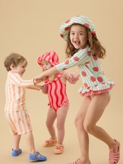 KIDLY by MORI Orange Board Swim Shorts - Image 2 of 6