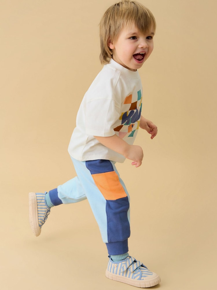 KIDLY by MORI Cream Kool Oversized Soft Cotton Cream T-Shirt - Image 2 of 4