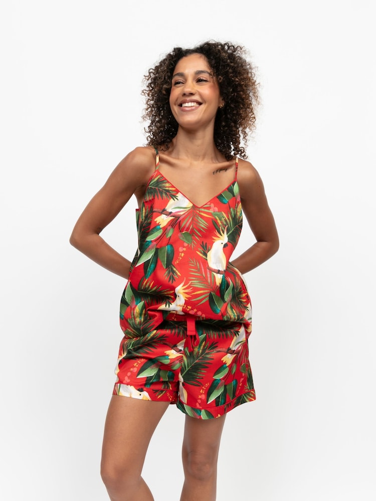 Cyberjammies Bird Print Cami Top and Shorts Set - Bild 2 von 4