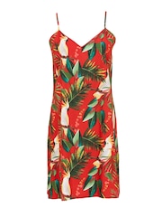 Cyberjammies Red Bird Print Strappy Short Nightdress - Image 4 of 4