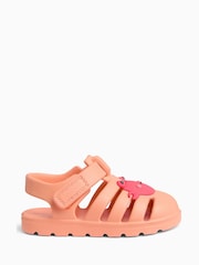 KIDLY by MORI Kid's Soft Foam Clog Crab Orange Sandals - صورة 2 من 3