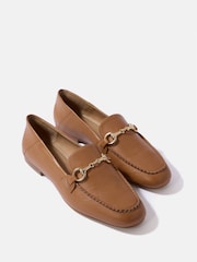 Mint Velvet Brown Leather Loafers - Image 2 of 4