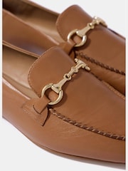 Mint Velvet Brown Leather Loafers - Image 4 of 4