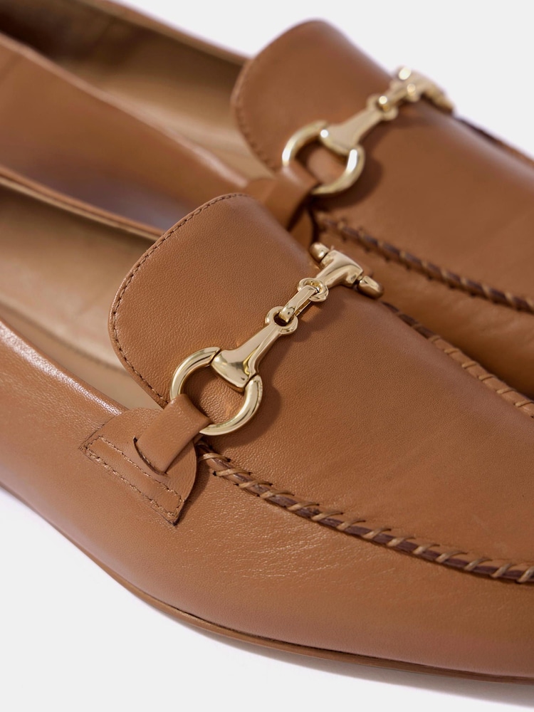 braon koža - Mint Velvet Mokasine - Slika 5 od 5