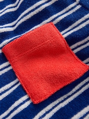 Boden Blue Short Sleeve Towelling T-Shirt - Image 3 of 3