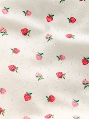 Boden Cream Short Sleeve Pointelle Top - Image 3 of 3