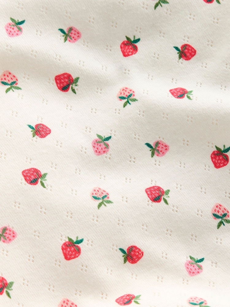 Boden Cream Short Sleeve Pointelle Top - Image 3 of 3 Boden Cream Short Sleeve Pointelle Top - Image 3 of 3