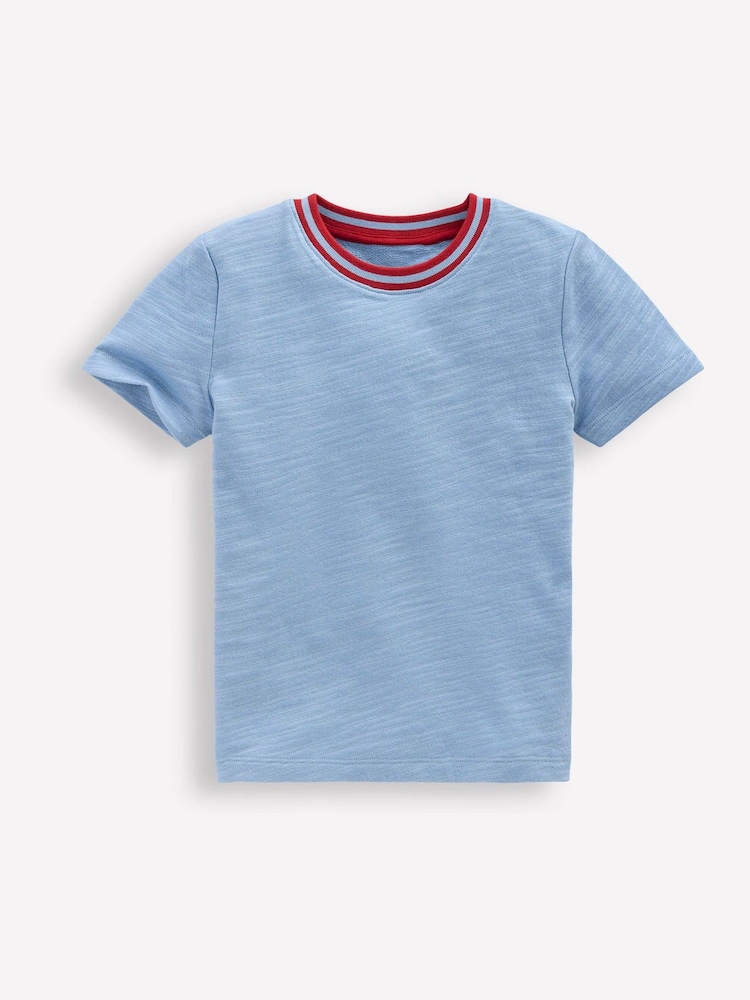 Boden Blue Short Sleeve Mid Weight T-Shirt - Image 1 of 3