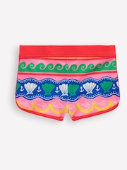 Boden Pink Patterned Swim Shorts - Image 2 of 3