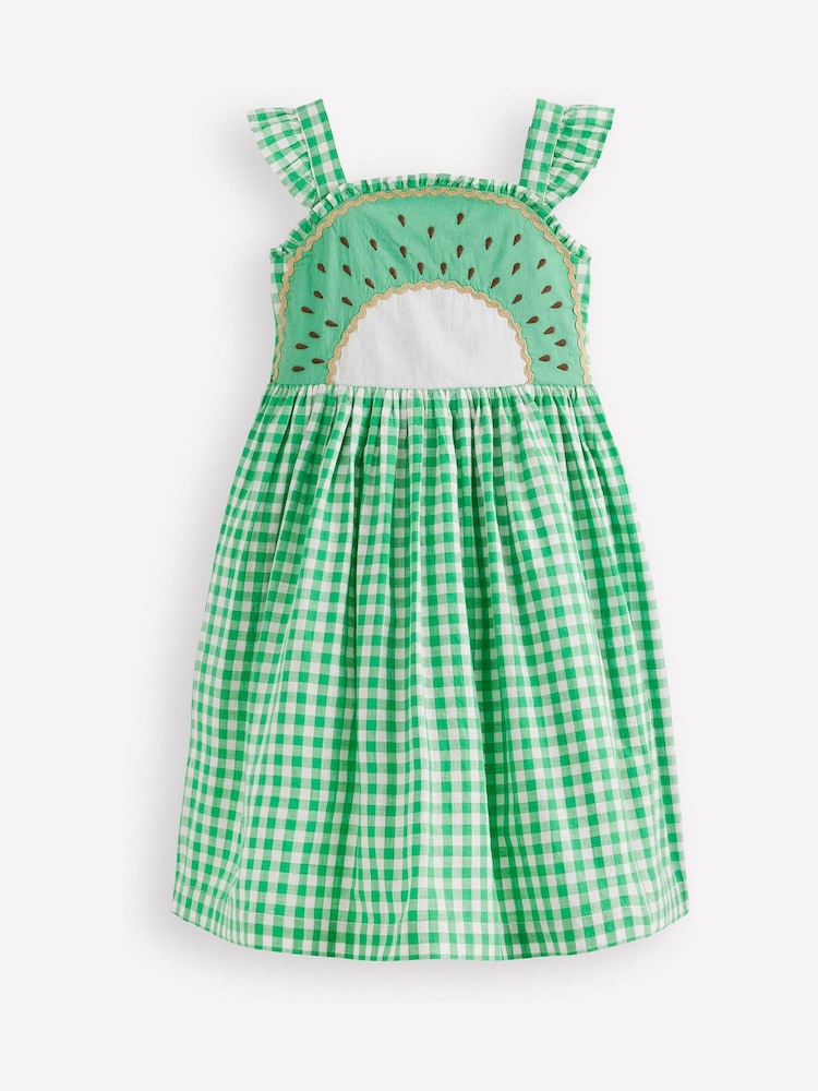 Boden Green Novelty Strappy Dress - Image 1 of 3