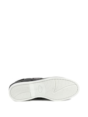 Jones Bootmaker Navy Wide Fit Parsons Leather Boat Shoes - Image 5 of 6