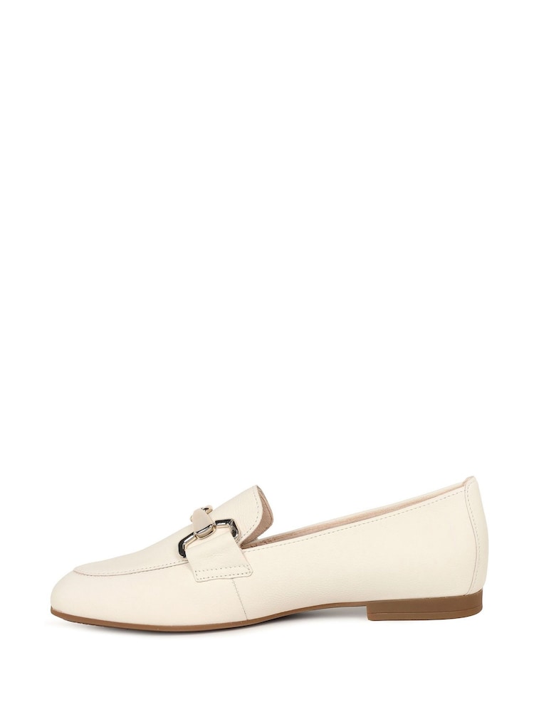 Gabor Cream Jangle Loafers - Image 2 of 5