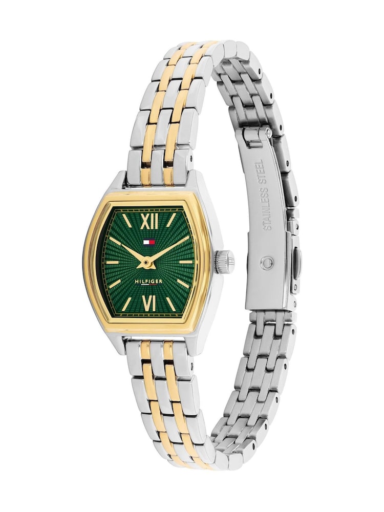 Tommy Hilfiger Gold Two Tone Stainless Steel and Gold Plated Watch - Image 2 of 4