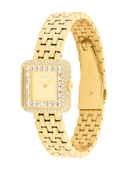 COACH Gold Plated Cass Crystal Dial Bracelet Watch - Image 1 of 4