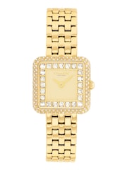 COACH Gold Plated Cass Crystal Dial Bracelet Watch - Image 2 of 4