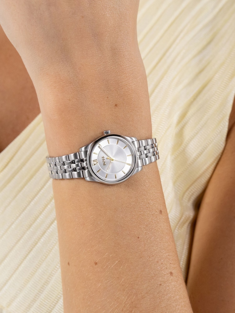 BOSS Silver Tone Graceful Mina Stainless Steel Watch - Image 1 of 5