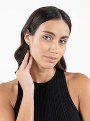 BOSS Gold Tone Honey Heart IP Earrings - Image 2 of 4