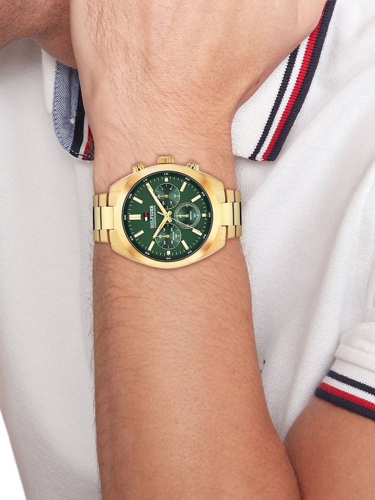 Tommy Hilfiger Gold Plated Bracelet Watch - Image 1 of 4 Tommy Hilfiger Gold Plated Bracelet Watch - Image 1 of 4