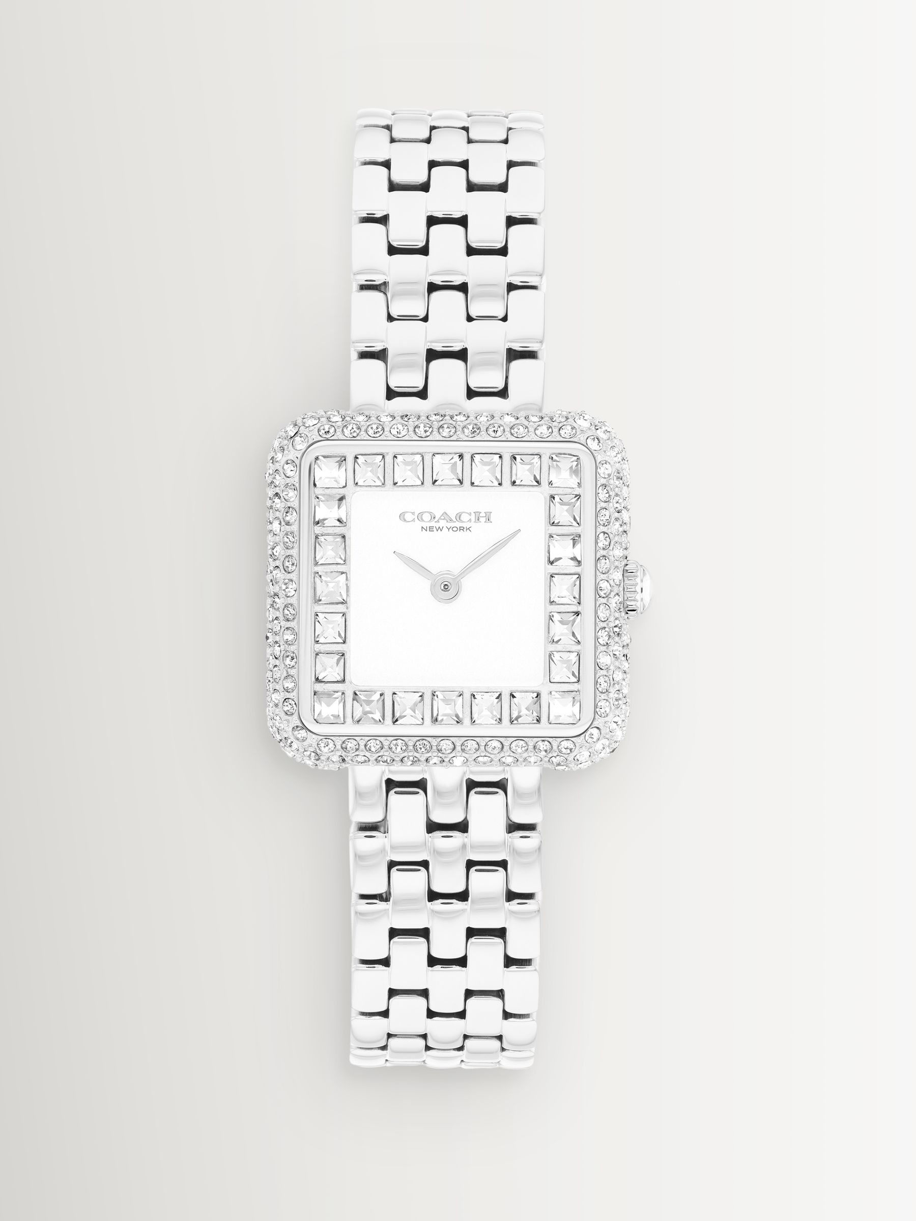 House of Watches - Coach Ladies Cass Crystal Dial Silver Bracelet Watch 14504558 - Image 1