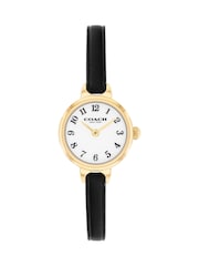 COACH Black Iris Leather Strap Watch - Image 2 of 4