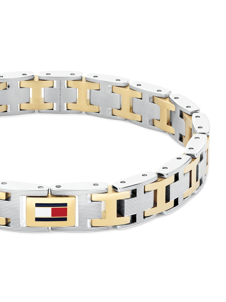 Tommy Hilfiger Gold Plated and Stainless Steel Two Tone  Bracelet - Image 2 of 5