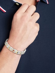 Tommy Hilfiger Gold Plated and Stainless Steel Two Tone  Bracelet - Image 4 of 5