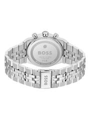 BOSS Silver Tone Candor Prime Chrono Stainless Steel Watch - Image 4 of 5
