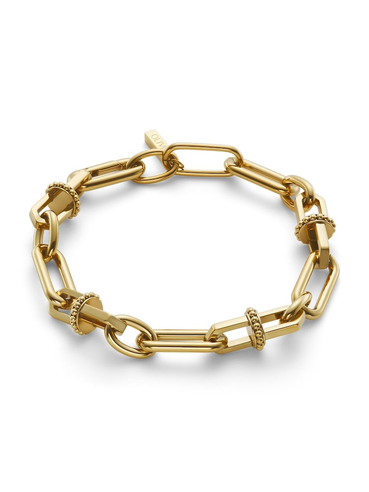 Olivia Burton Gold Tone IP Anchor Link Bracelet - Image 2 of 5