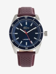 Lacoste Brown Boston Leather Strap Watch - Image 1 of 1