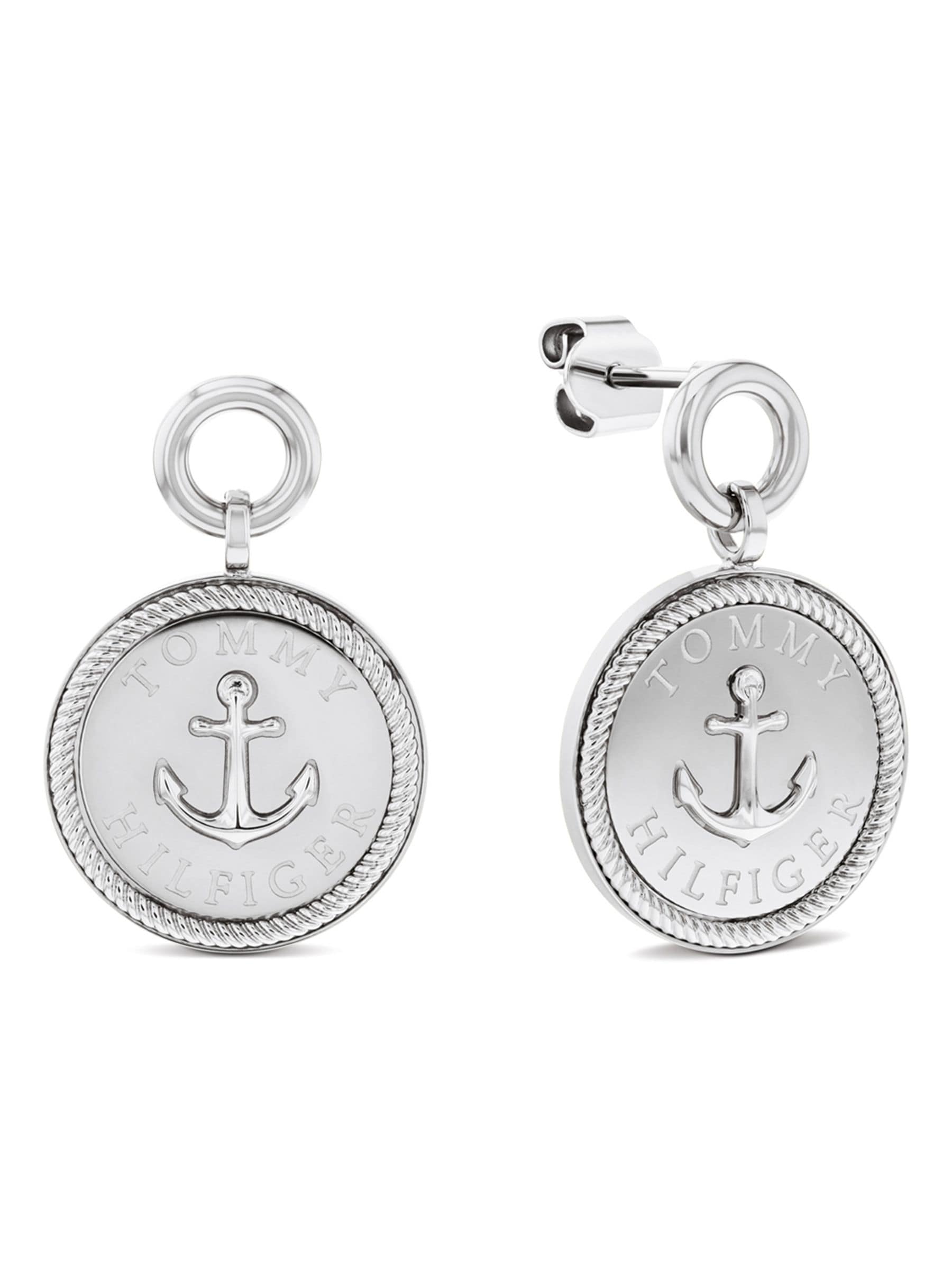 Tommy Hilfiger Women's Silver Nautical Charm Plated Earrings - Image 2