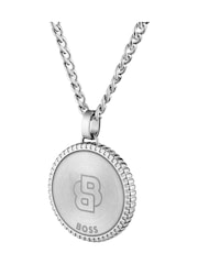 BOSS Silver Tone North Stainless Steel Necklace - Image 4 of 4