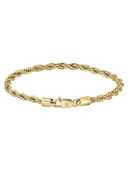 BOSS Gold Tone Myles IP Rope Chain Bracelet - Image 4 of 6