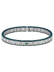 Lacoste Silver Tone Metropole Edge Stainless Steel Link Bracelet - Image 1 of 6