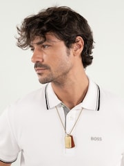 BOSS Gold Tone Devon IP Necklace - Image 2 of 6