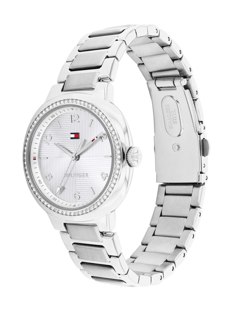 Tommy Hilfiger Silver Tone Stainless Steel Bracelet Watch - Image 3 of 3 Tommy Hilfiger Silver Tone Stainless Steel Bracelet Watch - Image 3 of 3