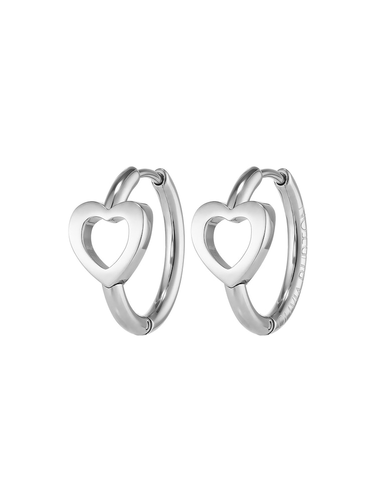 Olivia Burton Silver Tone Kindred Interlink Earrings - Image 1 of 4