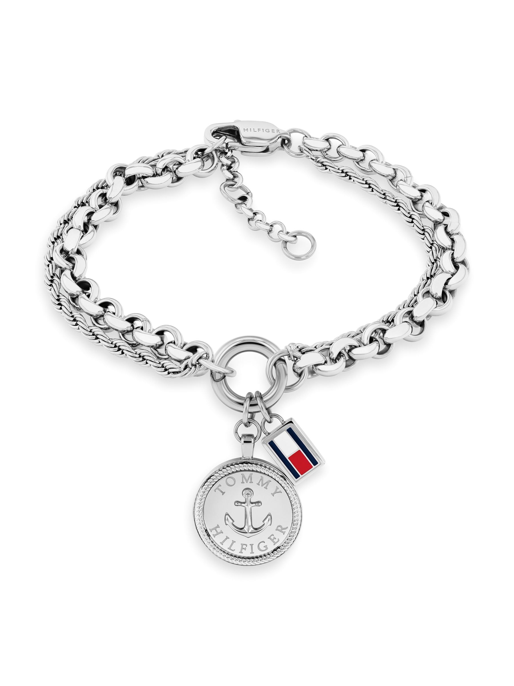 Tommy Hilfiger Jewelry Women's Pendant Bracelet In Stainless Steel - Available in Silver or Gold Version - Image 2