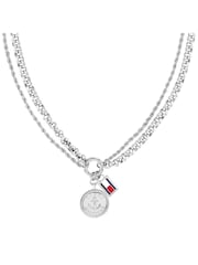 Tommy Hilfiger Silver Tone Stainless Steel Nautical Charm  Necklace - Image 2 of 3
