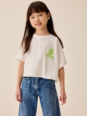 White Matcha - Kastiges Grafik-T-Shirt (3-16Jahre) - Bild 2 von 4