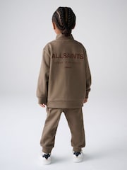 smALLSAINTS Green Underground Funnel Neck Sweat Top & Jogger Set - Image 4 of 7