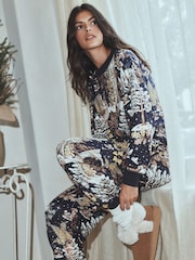 Navy Woodland Cosy Long Sleeve Pyjamas - Image 2 of 9
