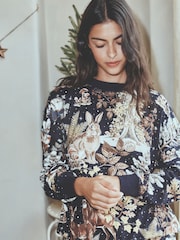 Navy Woodland Cosy Long Sleeve Pyjamas - Image 3 of 9