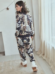 Navy Woodland Cosy Long Sleeve Pyjamas - Image 4 of 9
