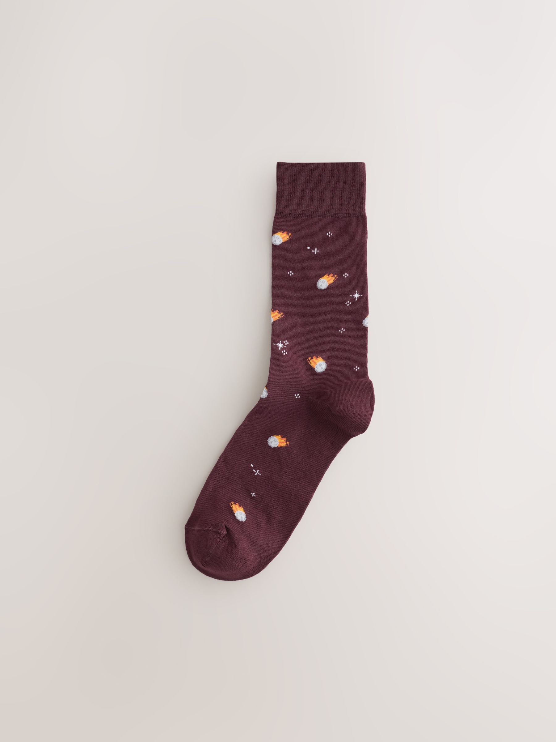 Basic Chinese Patterns Buy Red/Grey/Navy Space - Pattern Socks 5 Pack from Next China