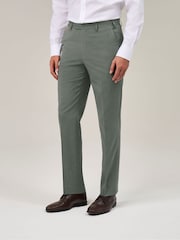 Vert - Tailored Fit - Pantalons de costume Extensible Skopes Caspian - Image 1 de 5