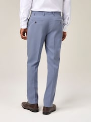 Skopes Blue Tapered Fit Caspian Stretch Suit Trousers - Image 2 of 4