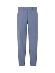 Skopes Blue Tapered Fit Caspian Stretch Suit Trousers - Image 3 of 4