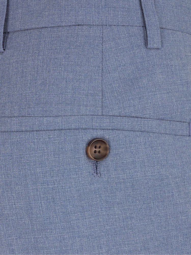 Skopes Blue Tapered Fit Caspian Stretch Suit Trousers - Image 4 of 4