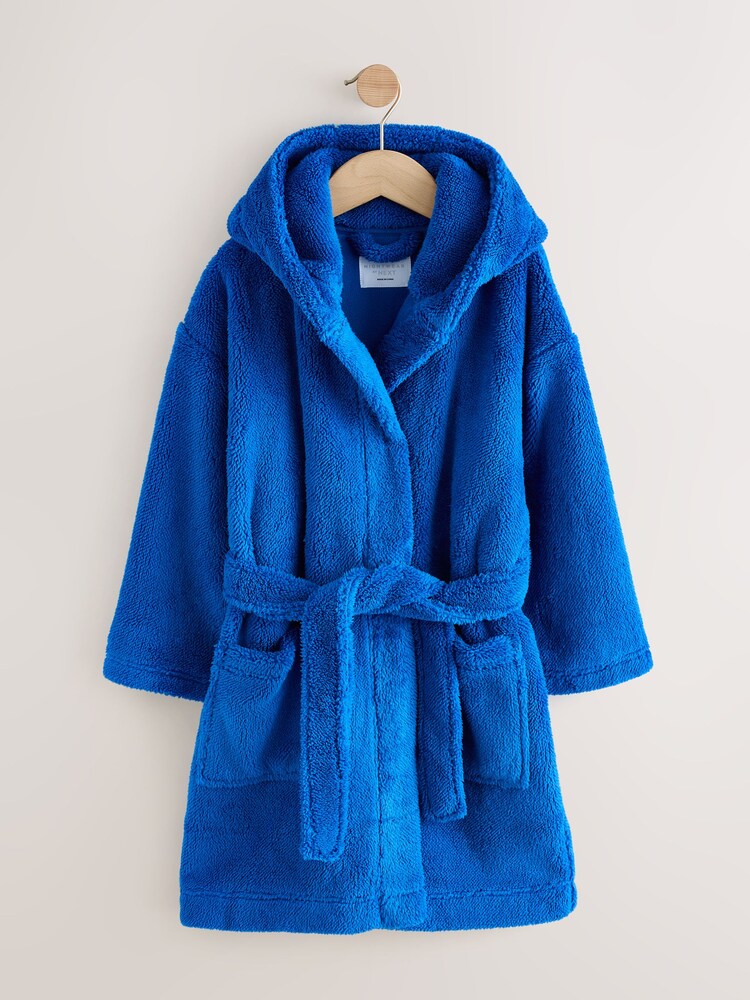 Cobalt Blue Fleece Robe (1.5-16yrs) - Image 1 of 4